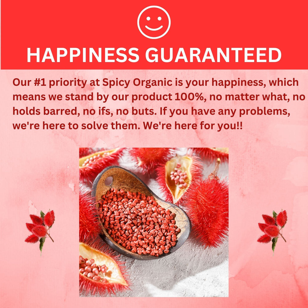 Organic Annatto Seeds — USDA Certified | Achiote Paste, Rice & Recado Rojo