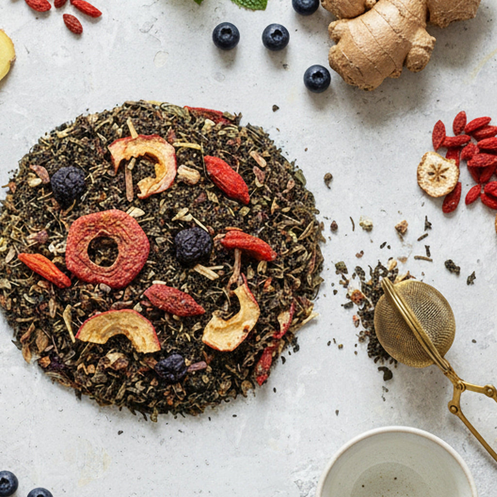 Berry Cooling Tea for Hot Flashes