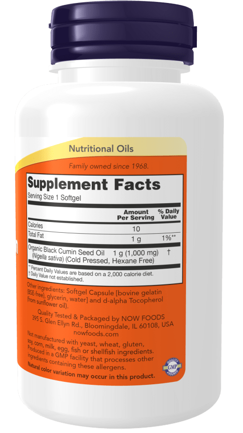 Black Cumin Seed Oil 1,000mg