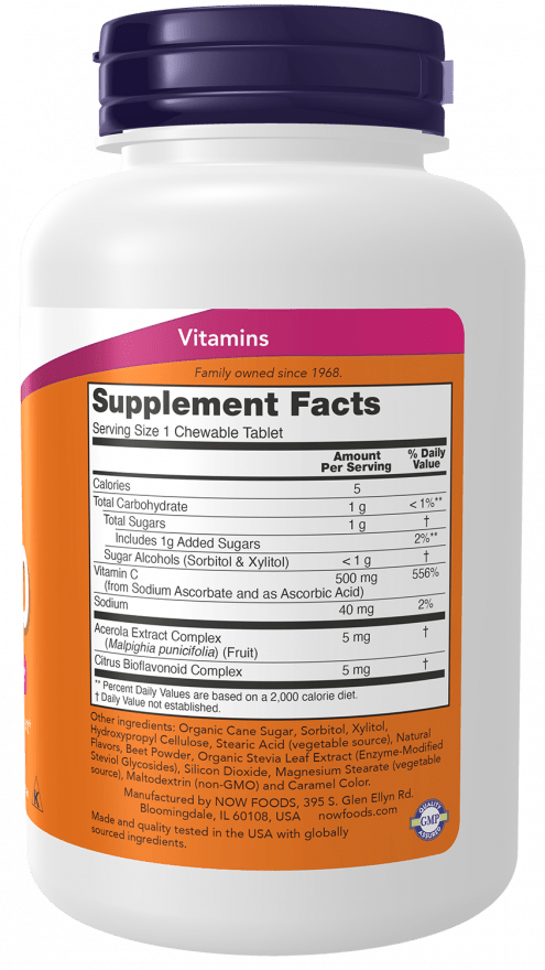 C-500 Chewable Cherry-Berry