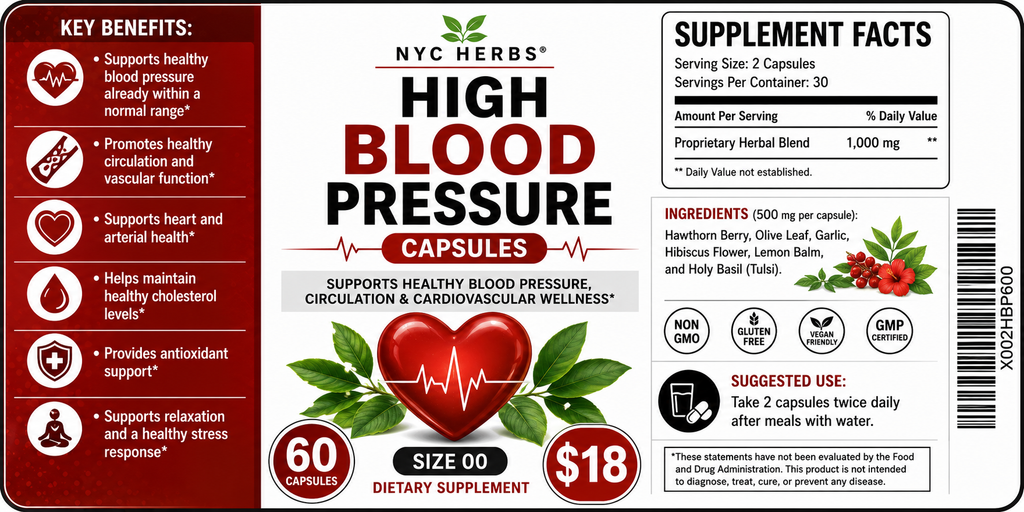 High Blood Pressure Capsules