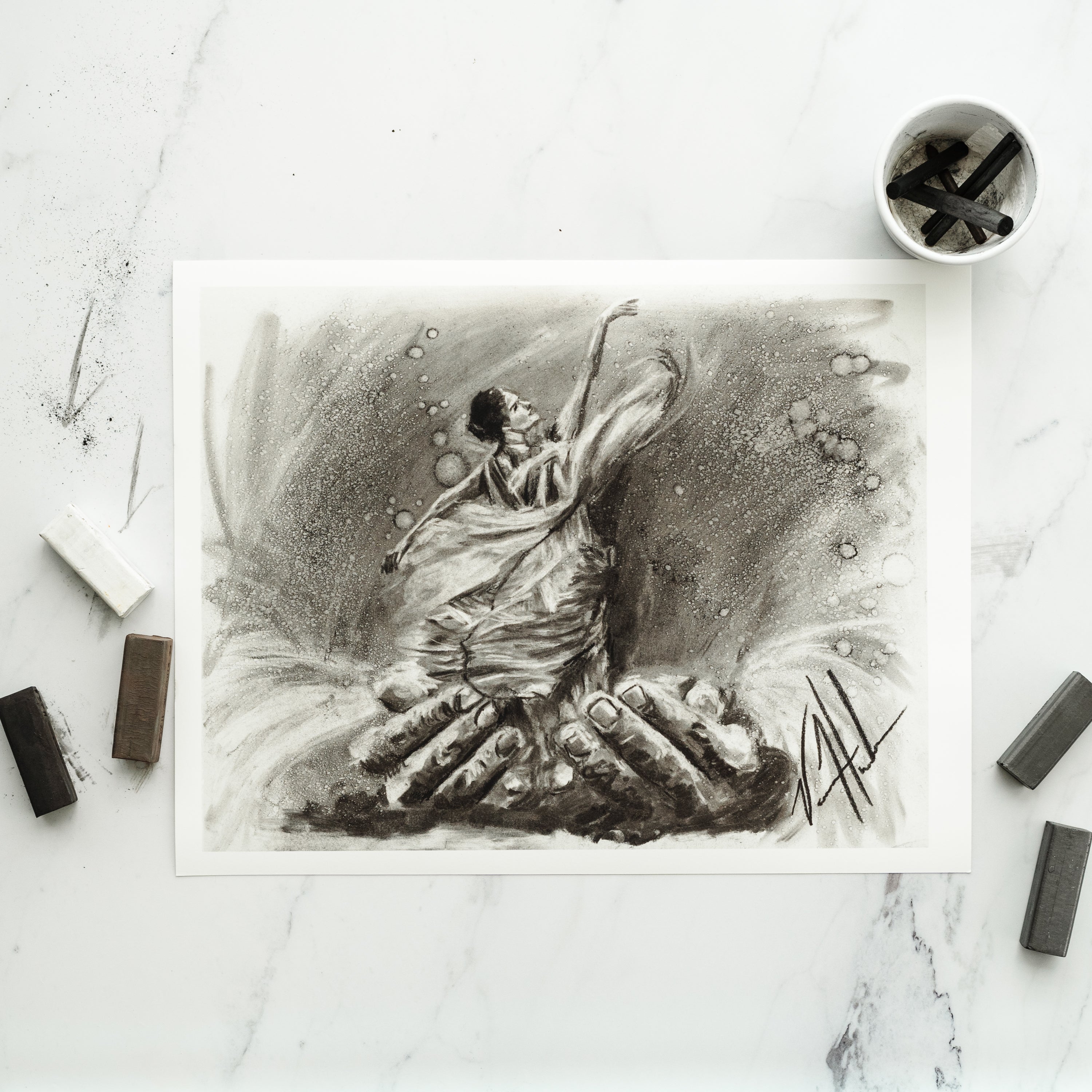 DESIGN DISCONTINUED - Endless Dance in the Father’s Hands (Sketch)