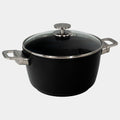 CXD DOU Ceramic Nonstick Stock Pot with Glass Lid | Made in Switzerland
