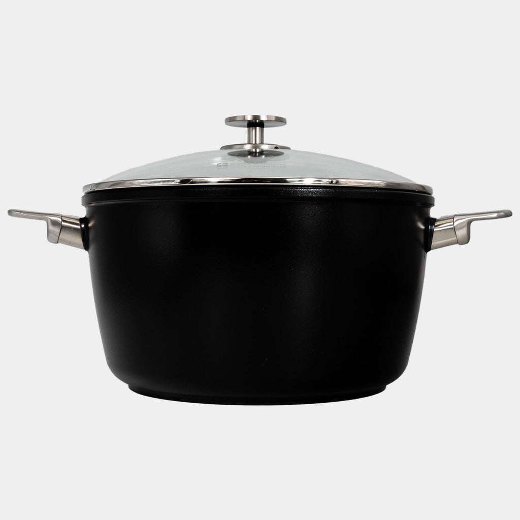 CHD Nonstick Stock Pot with Glass Lid | Made in Switzerland