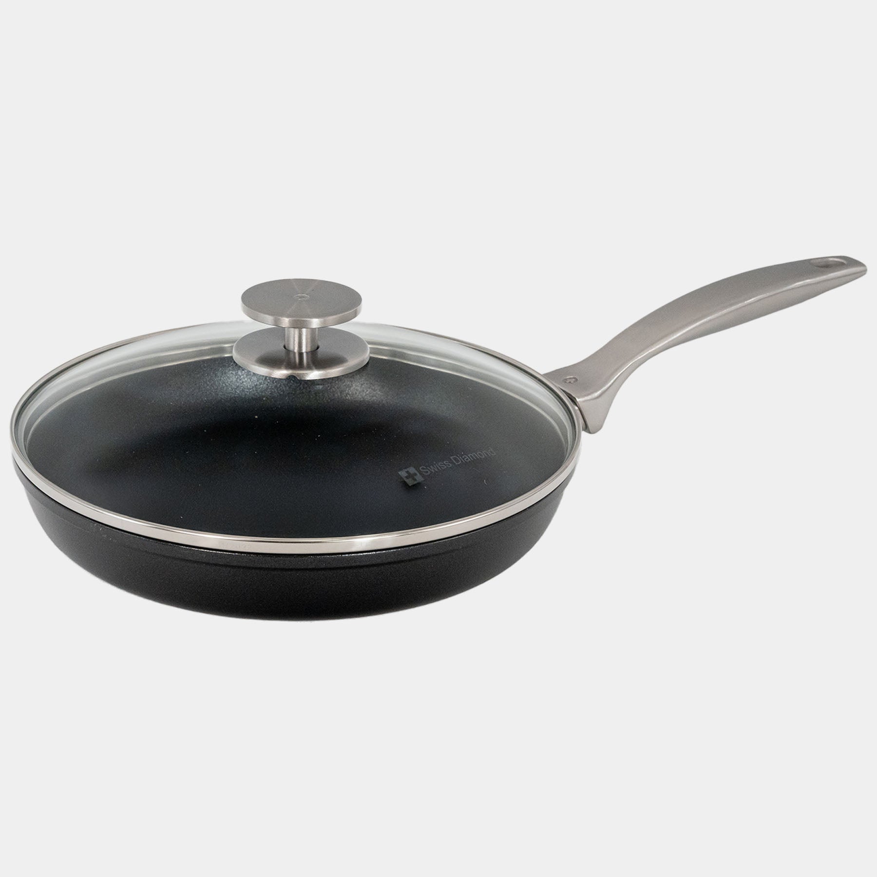 CHD 10.25" Nonstick Fry Pan with Glass Lid | Made in Switzerland