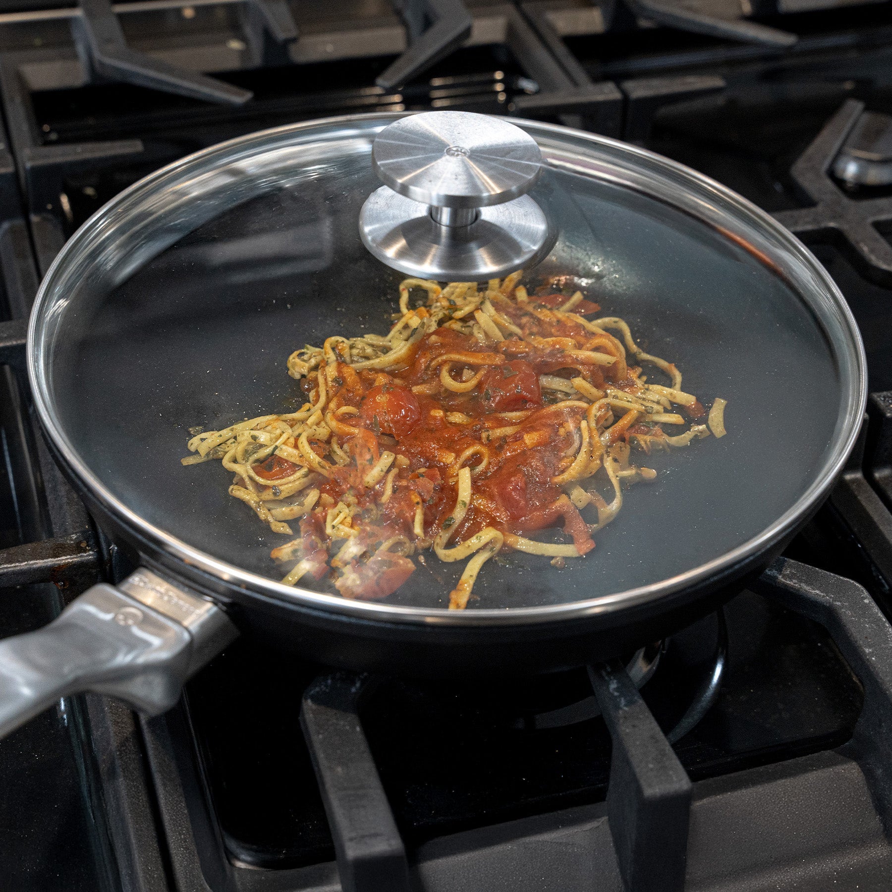 CHD Nonstick Fry Pan with Glass Lid | Made in Switzerland