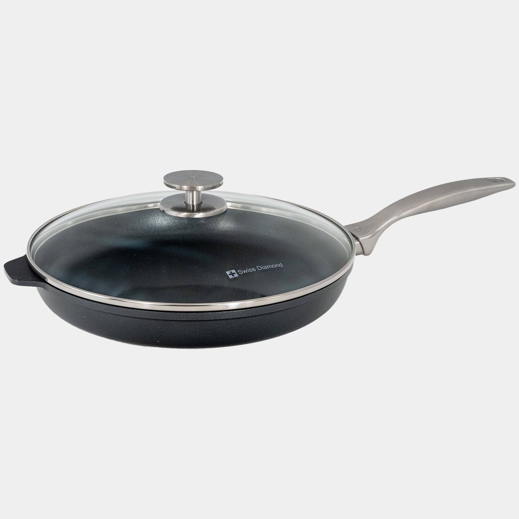 CHD 10.25" Nonstick Fry Pan with Glass Lid | Made in Switzerland
