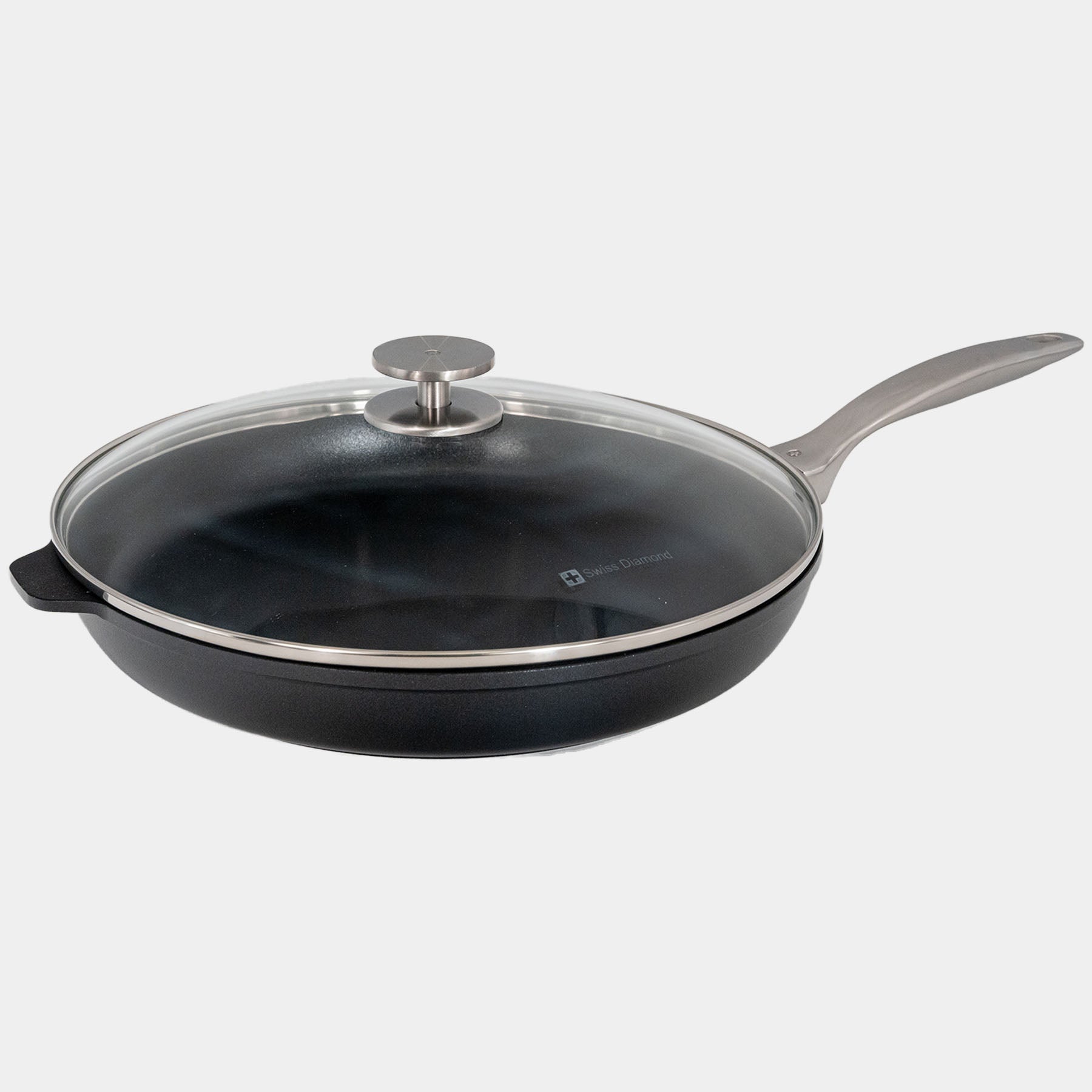 CHD 10.25" Nonstick Fry Pan with Glass Lid | Made in Switzerland
