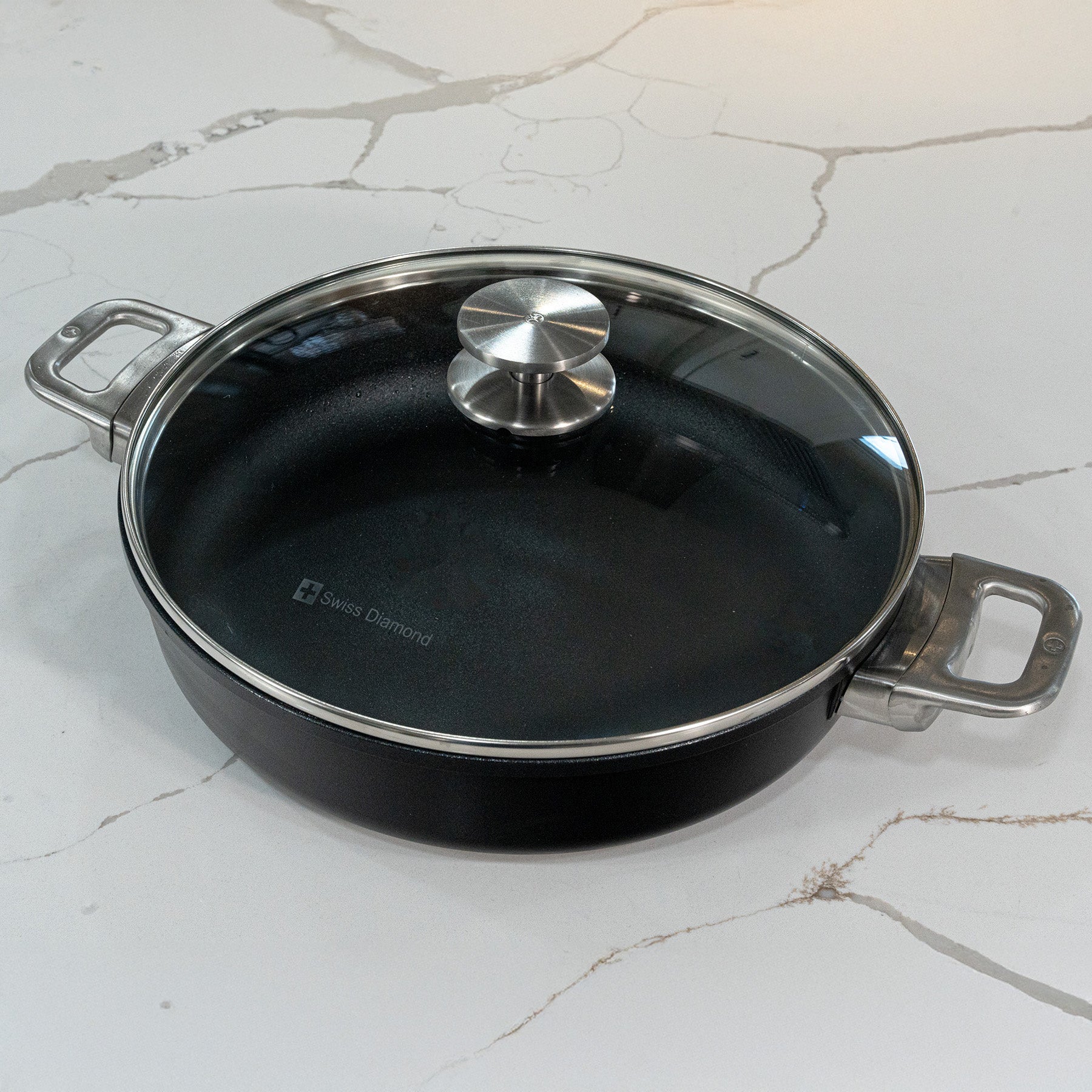 CHD Nonstick Sauteuse with Glass Lid | Made in Switzerland