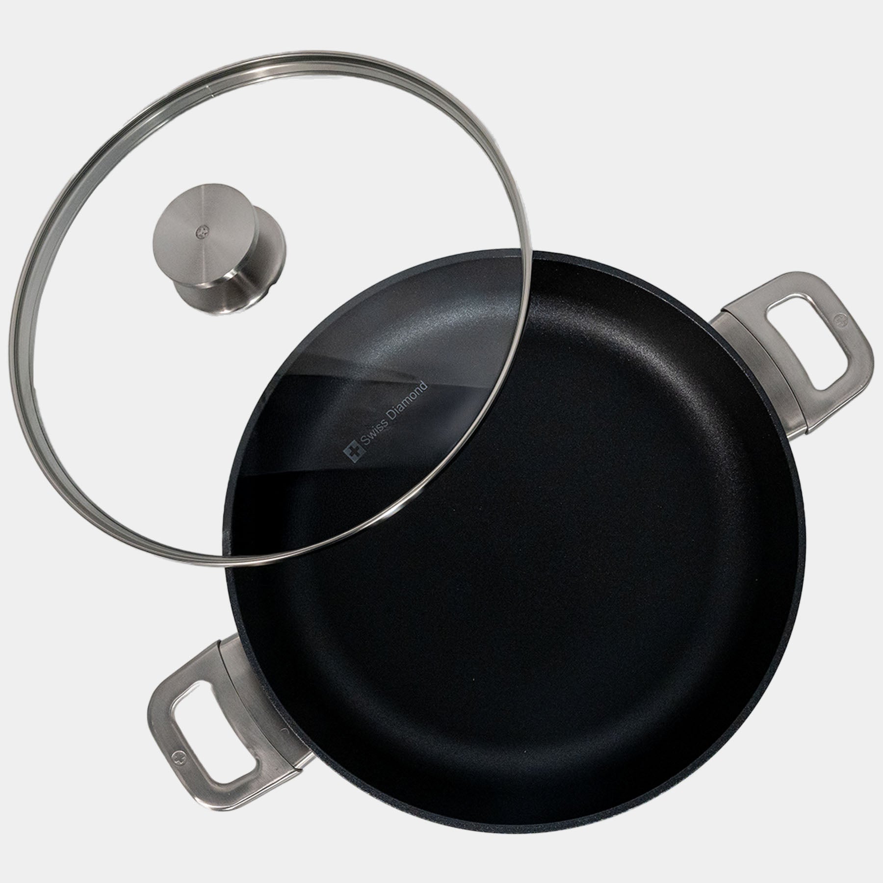 CHD Nonstick Sauteuse with Glass Lid | Made in Switzerland