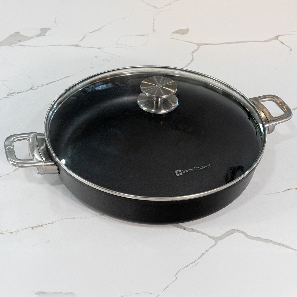 CHD Nonstick Sauteuse with Glass Lid | Made in Switzerland