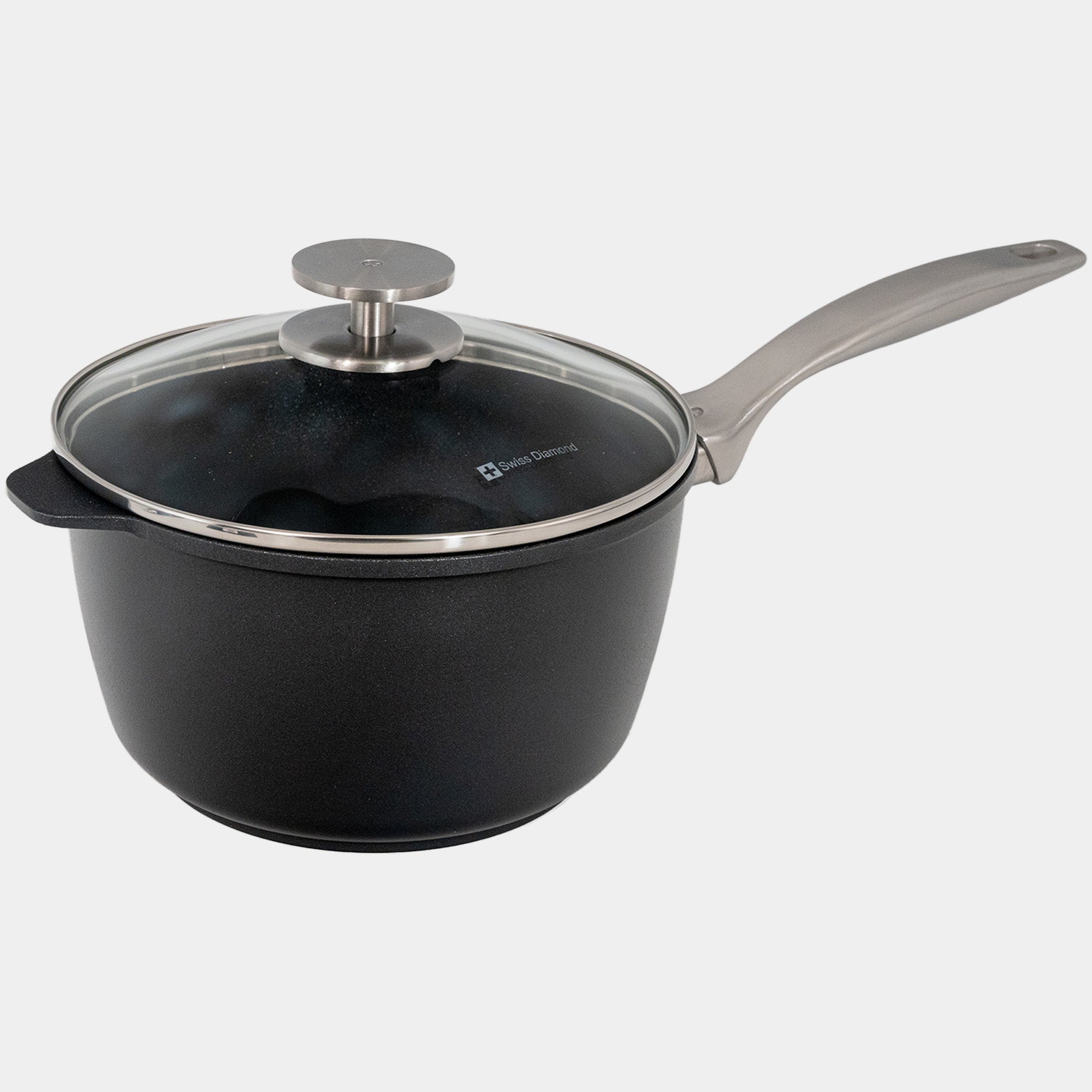 CHD Nonstick Saucepan with Glass Lid | Made in Switzerland