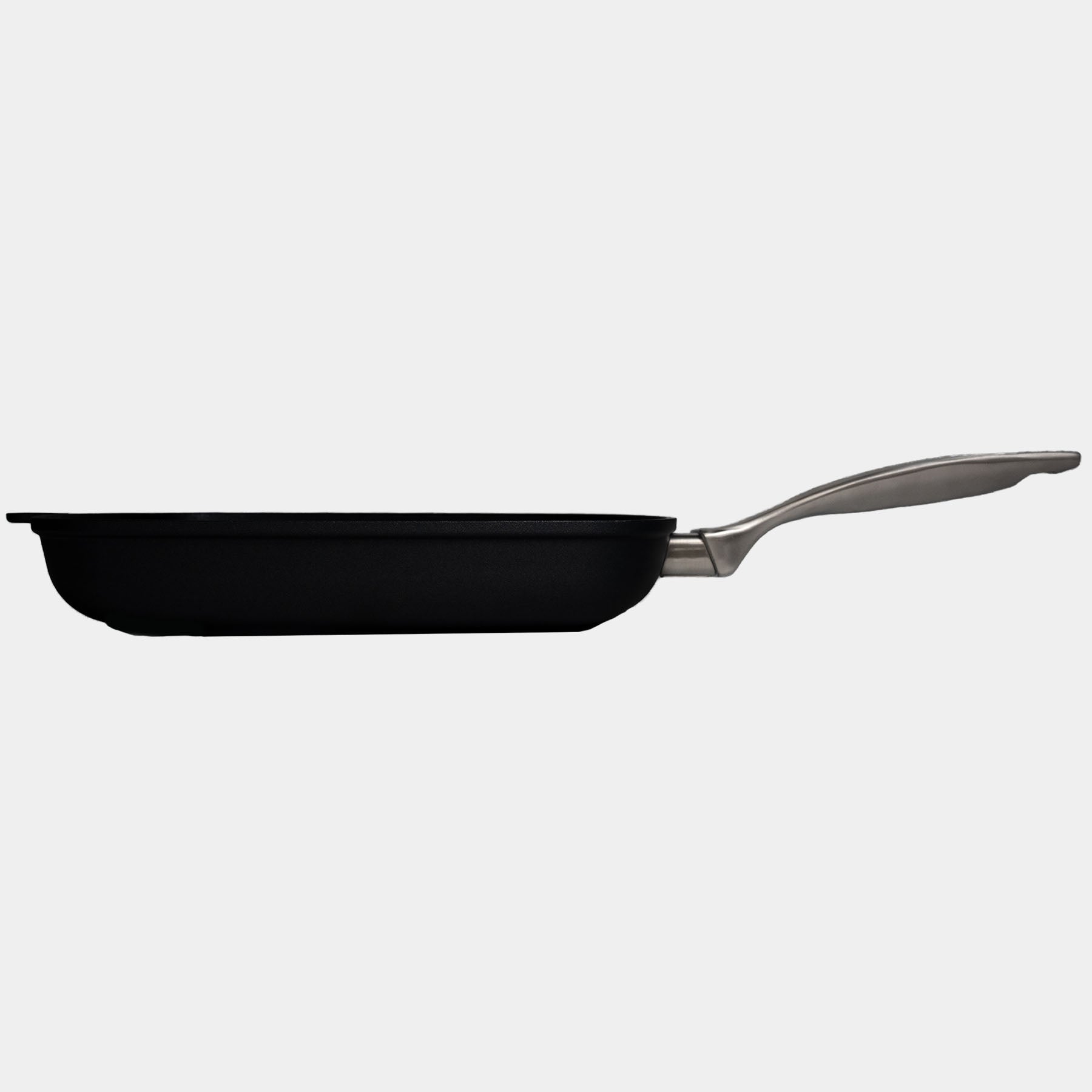 CXD DOU Ceramic Nonstick Square Grill Pan - 11" x 11" (28 cm x 28 cm) | Made in Switzerland