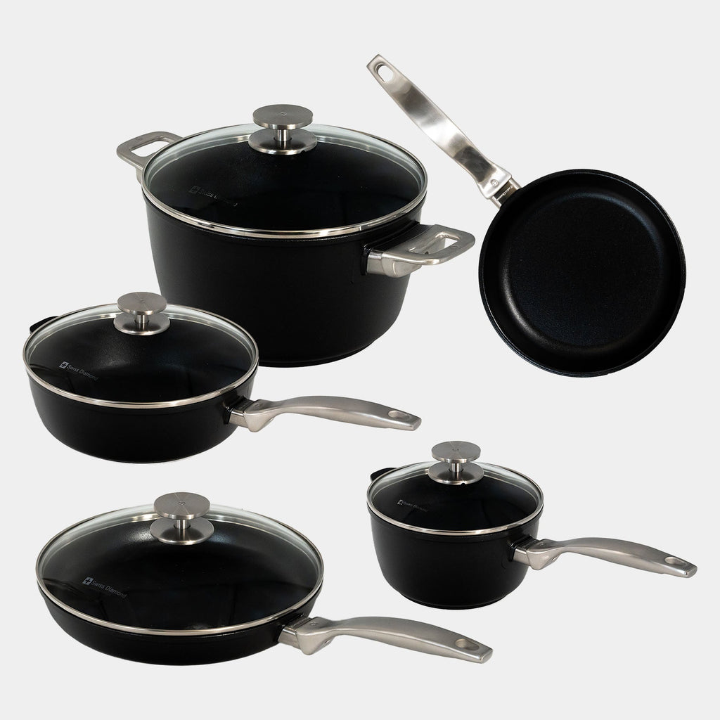 CHD Nonstick 9-Piece Set - Kitchen Essentials Set | Made in Switzerland