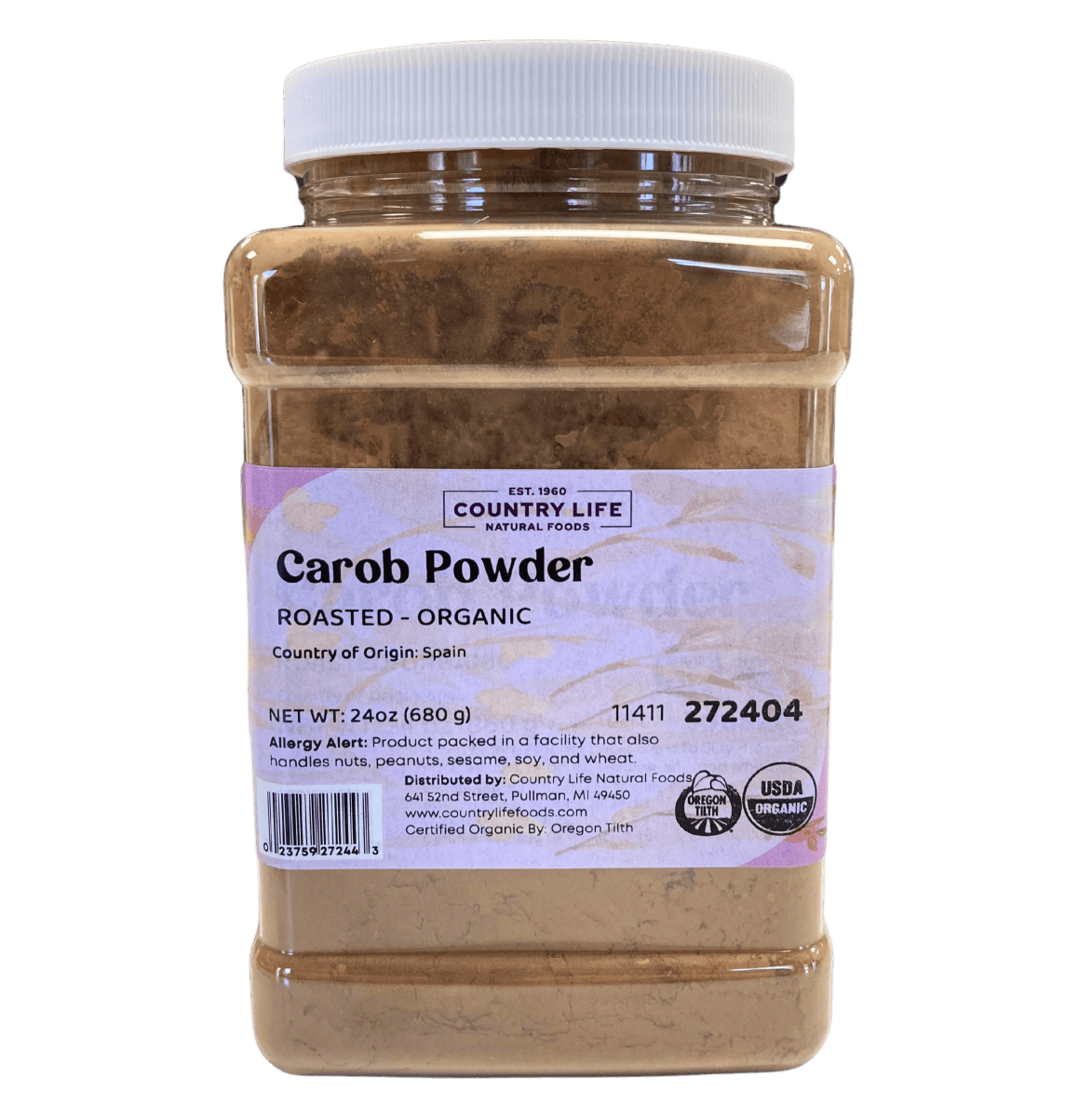 Carob Powder, Roasted, Organic