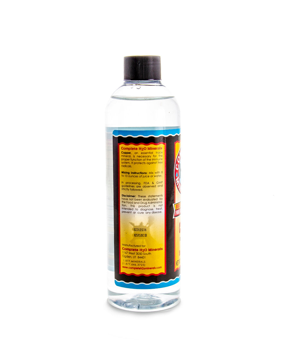 Copper (Cu) - Mineral Water
