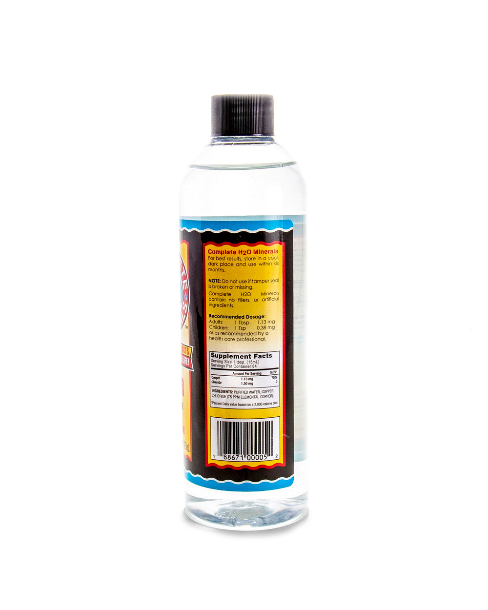 Copper (Cu) - Mineral Water