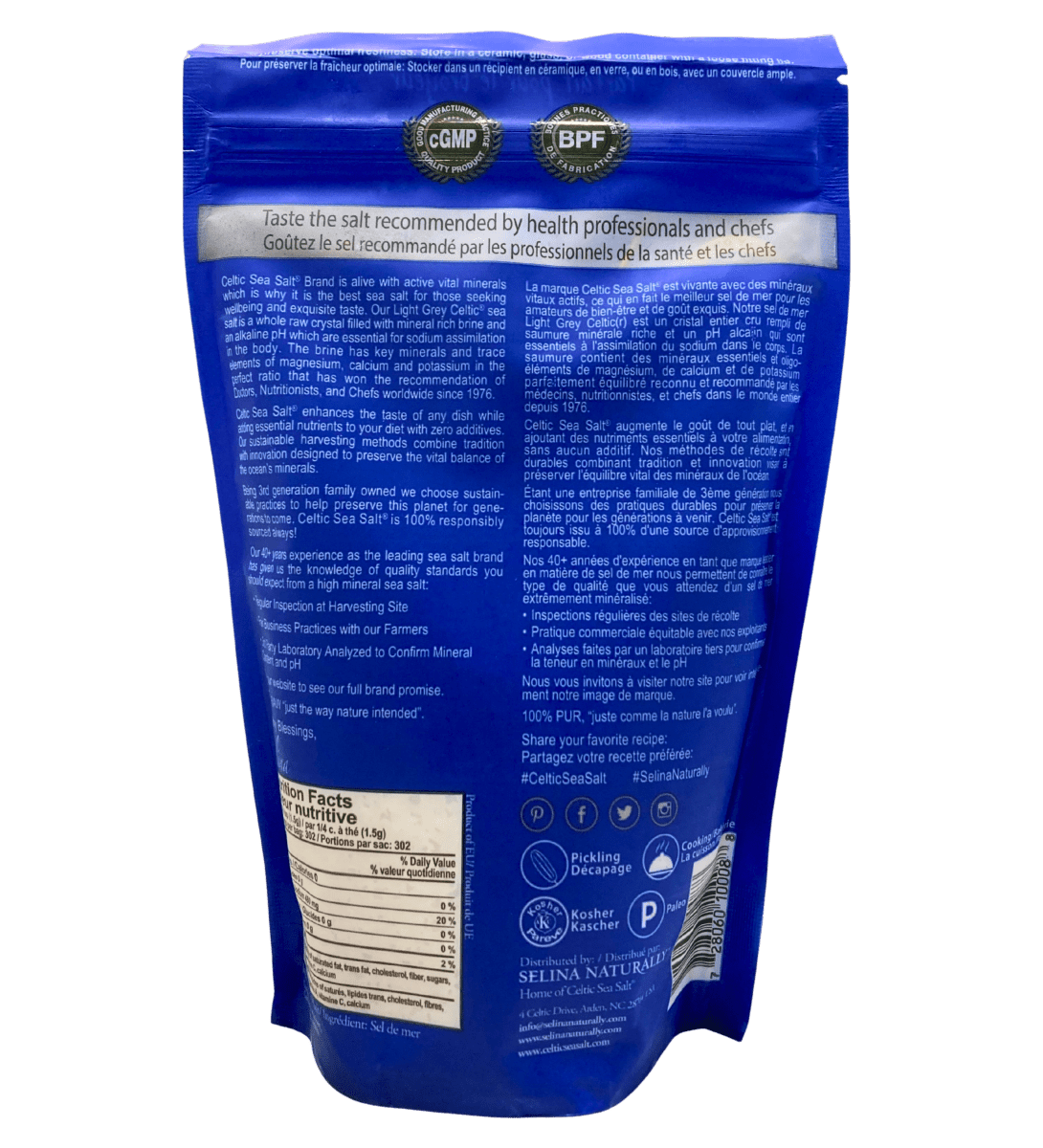 Celtic Sea Salt, Selina