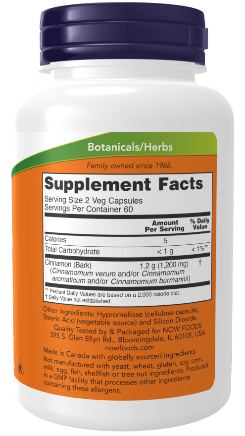 Cinnamon Bark 600 mg
