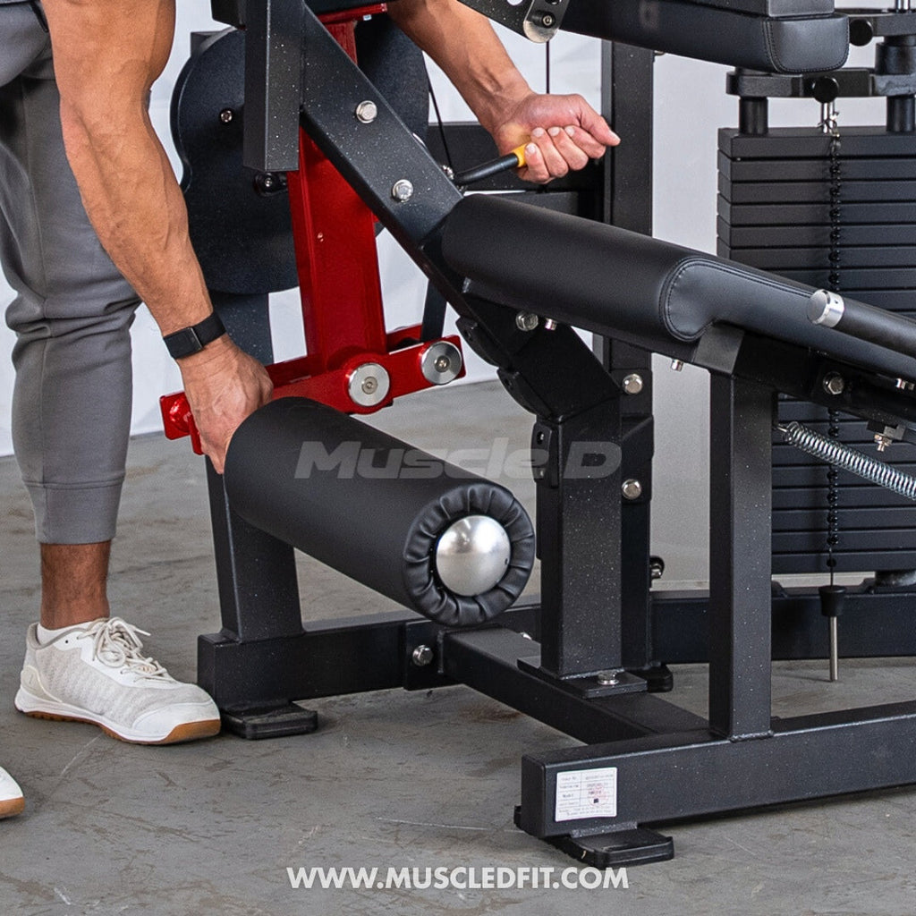 Classic V2 Selectorized Seated Leg Curl Machine – Muscle D Fitness