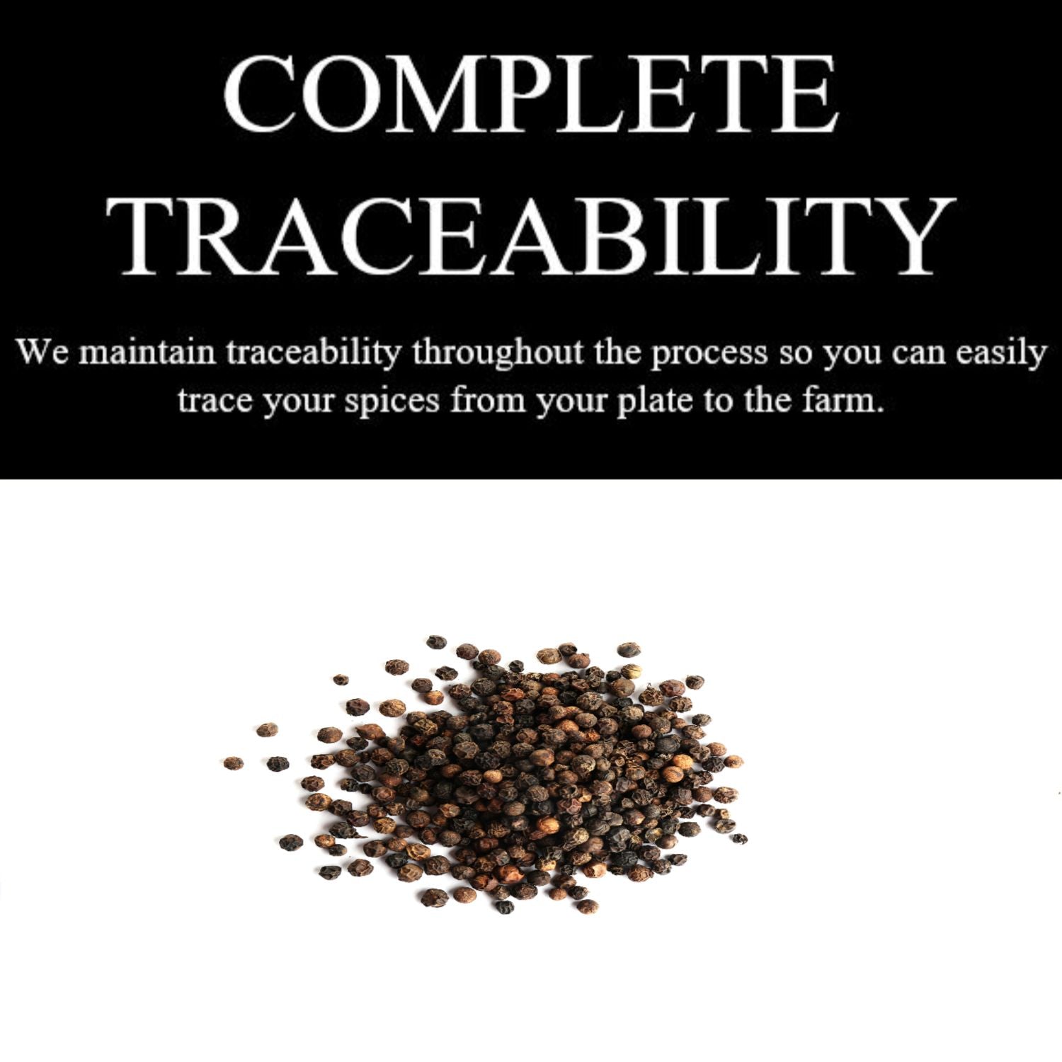 Organic Black Peppercorns: Elevate Your Dishes with Bold and Rich Flavor - Ideal for Cooking and Seasoning