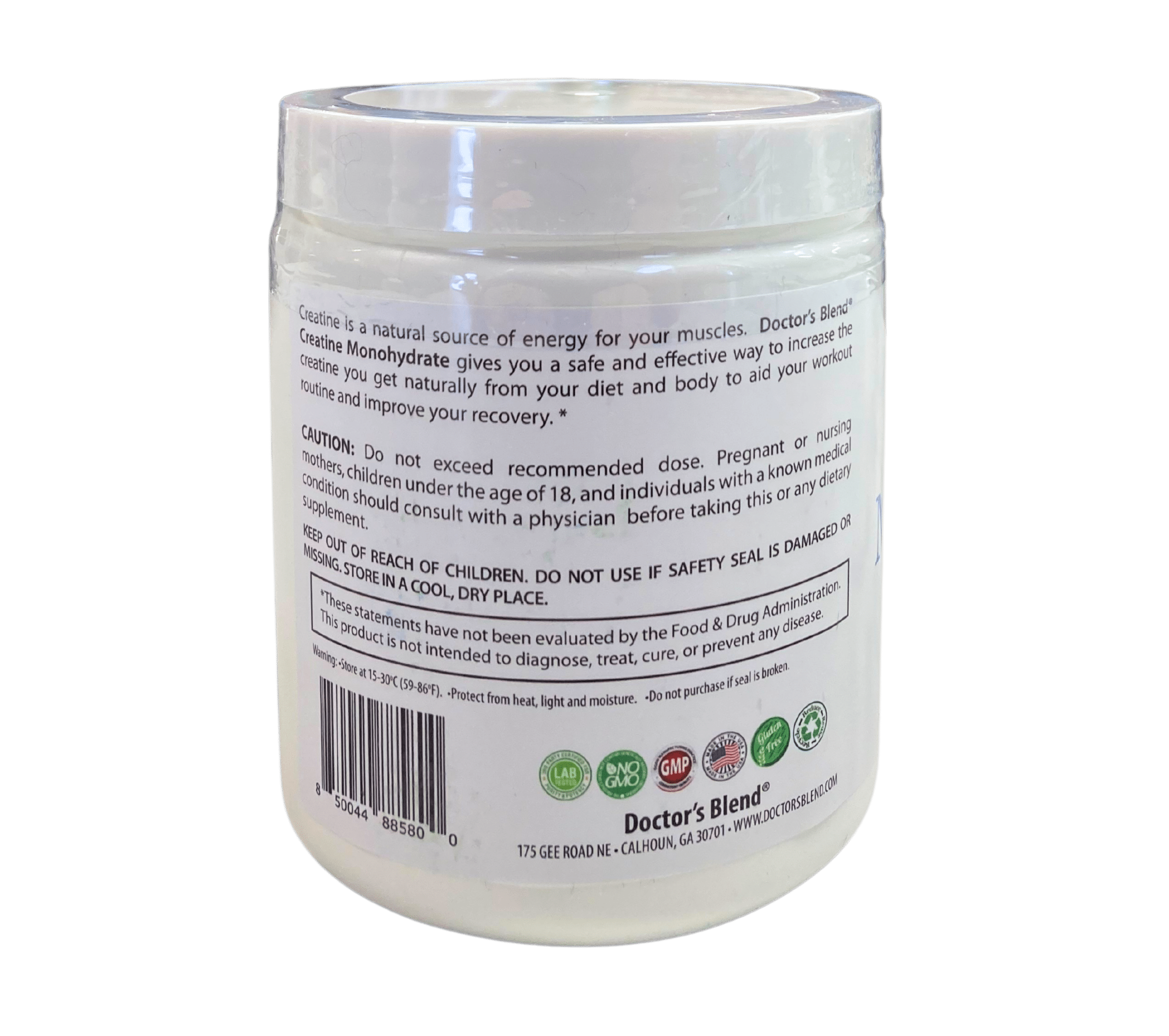 Creatine Monohydrate Powder, Doctor's Blend