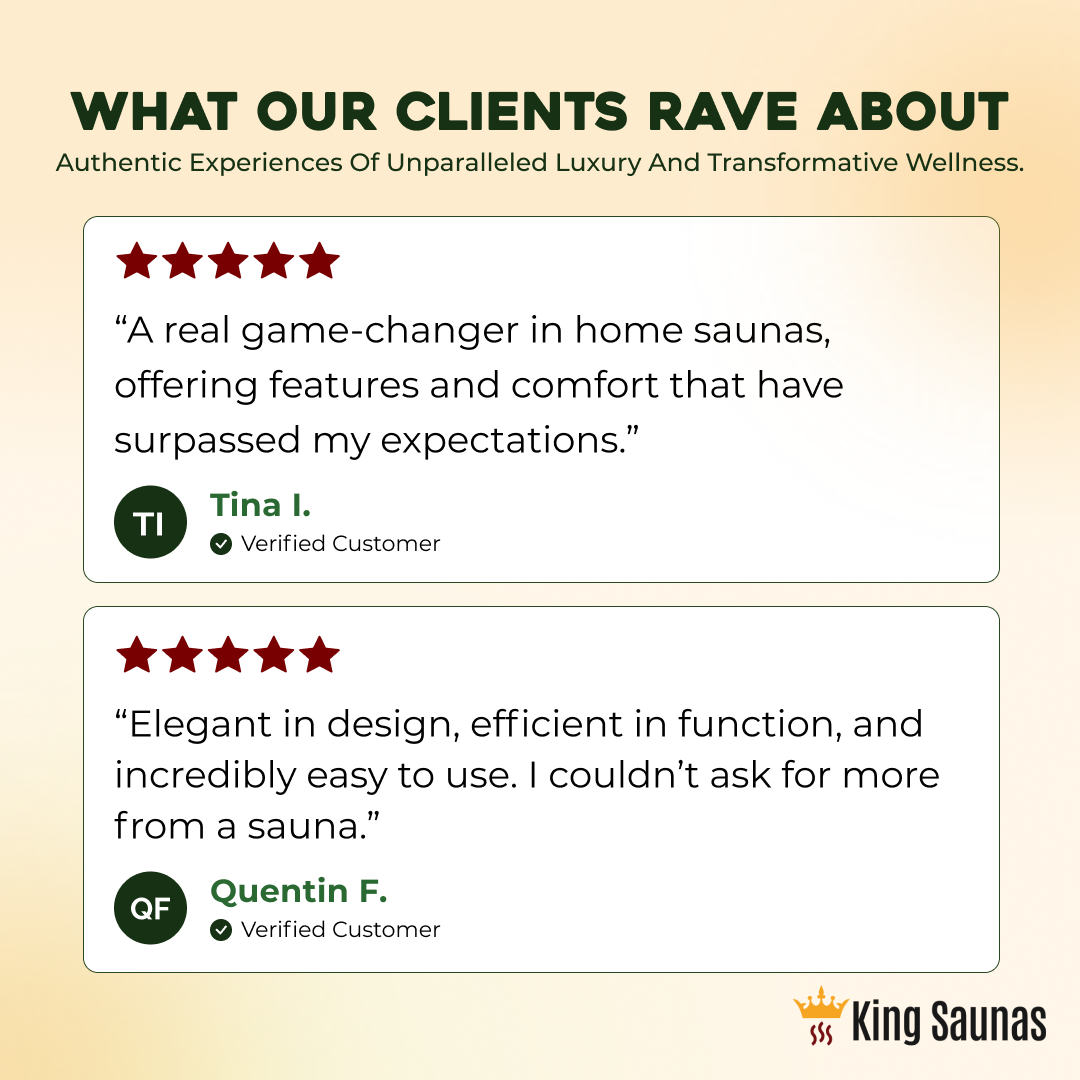 The Crown 2-Person Luxury Full Spectrum Infrared Sauna with Smart WiFi App Control