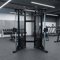 Muscle D Fitness 88" Dual Adjustable Pulley – Compact Cable Machine