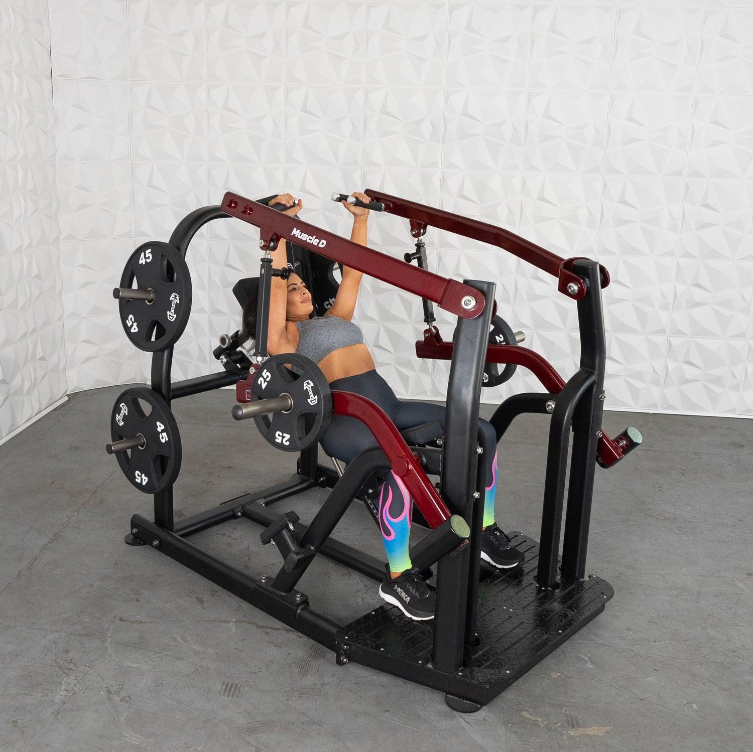 Muscle D Pro Strength Iso-Lateral Incline Press – Plate Loaded