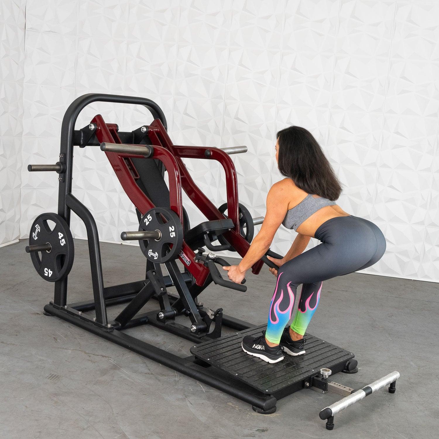 Muscle D Fitness Pro Strength Dynamic Row | Plate-Loaded Back Machine