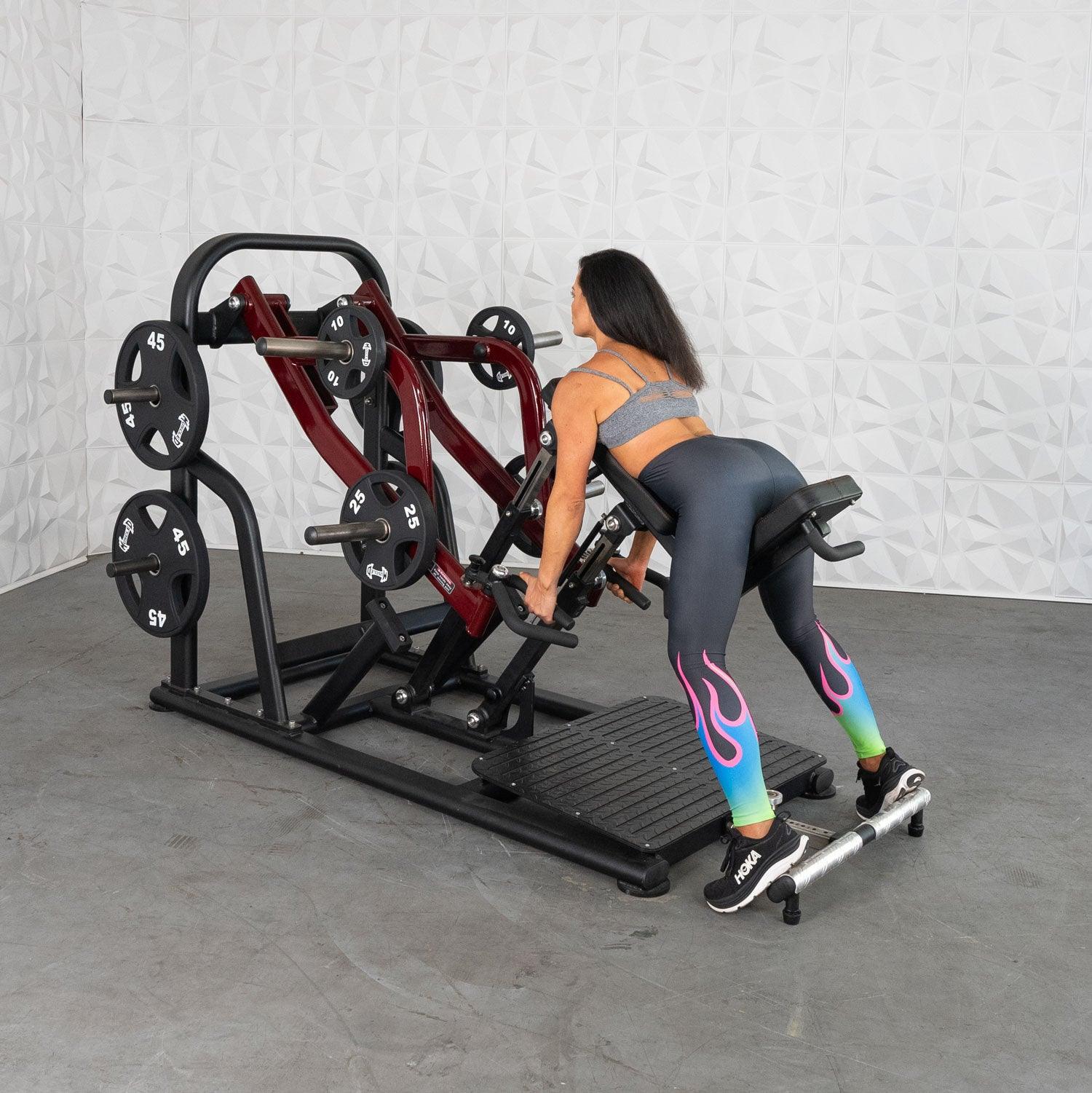 Muscle D Fitness Pro Strength Dynamic Row | Plate-Loaded Back Machine