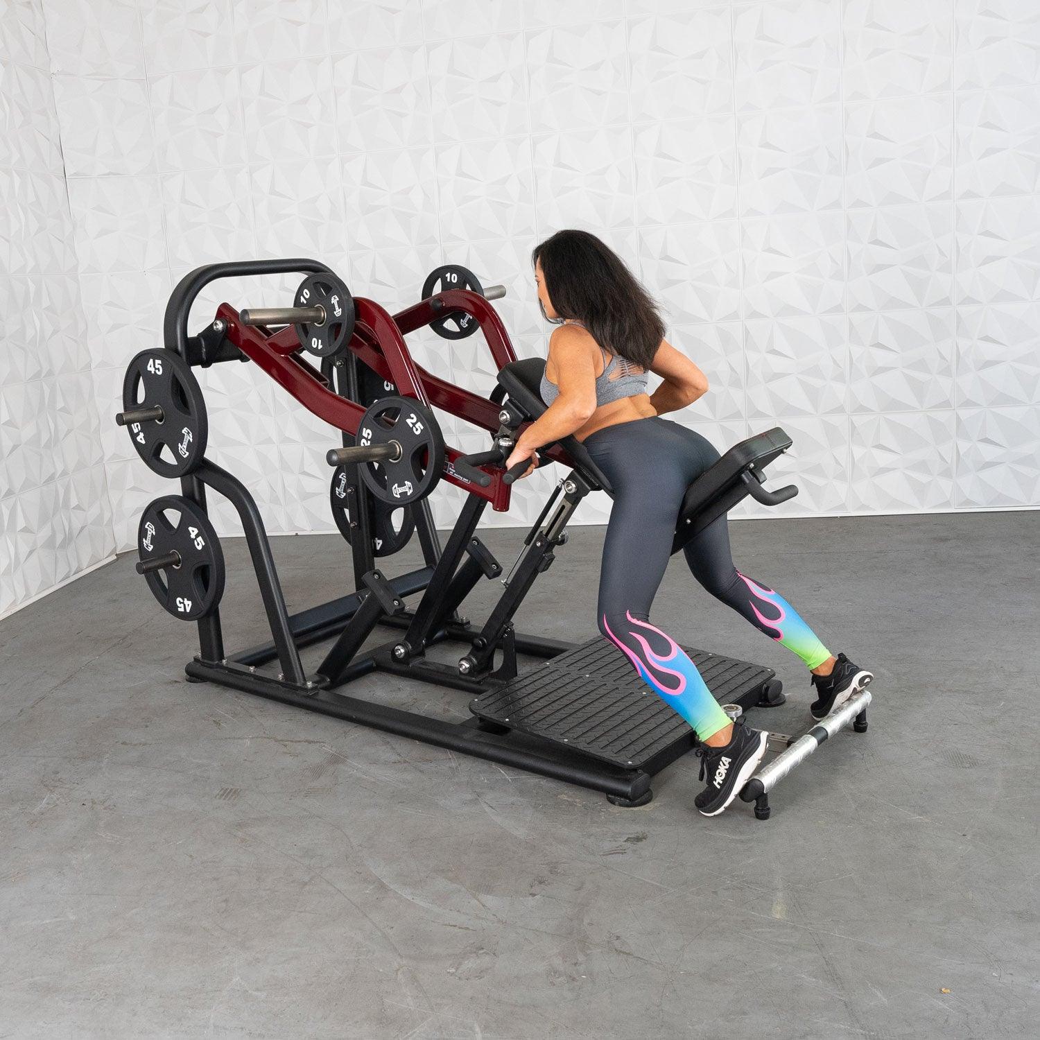 Muscle D Fitness Pro Strength Dynamic Row | Plate-Loaded Back Machine