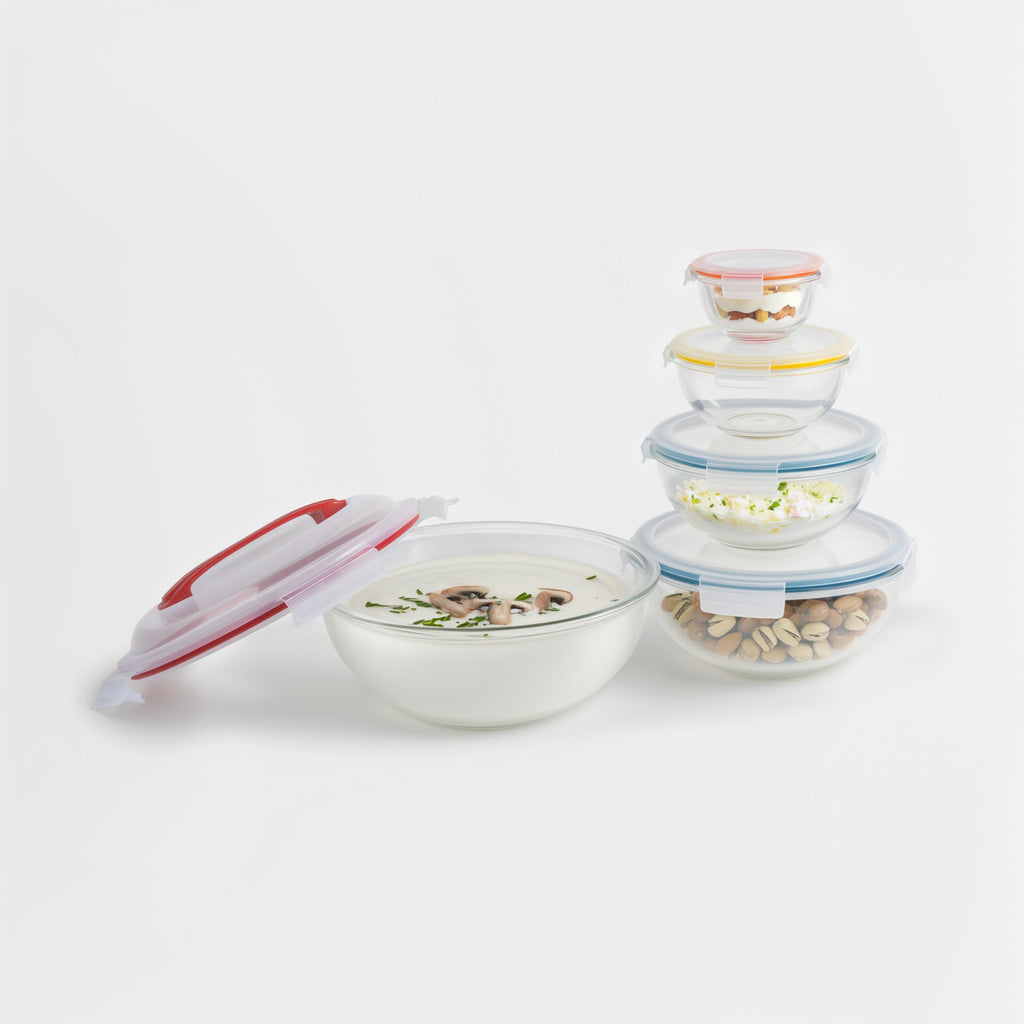 Mix & Store Glass Bowl Set
