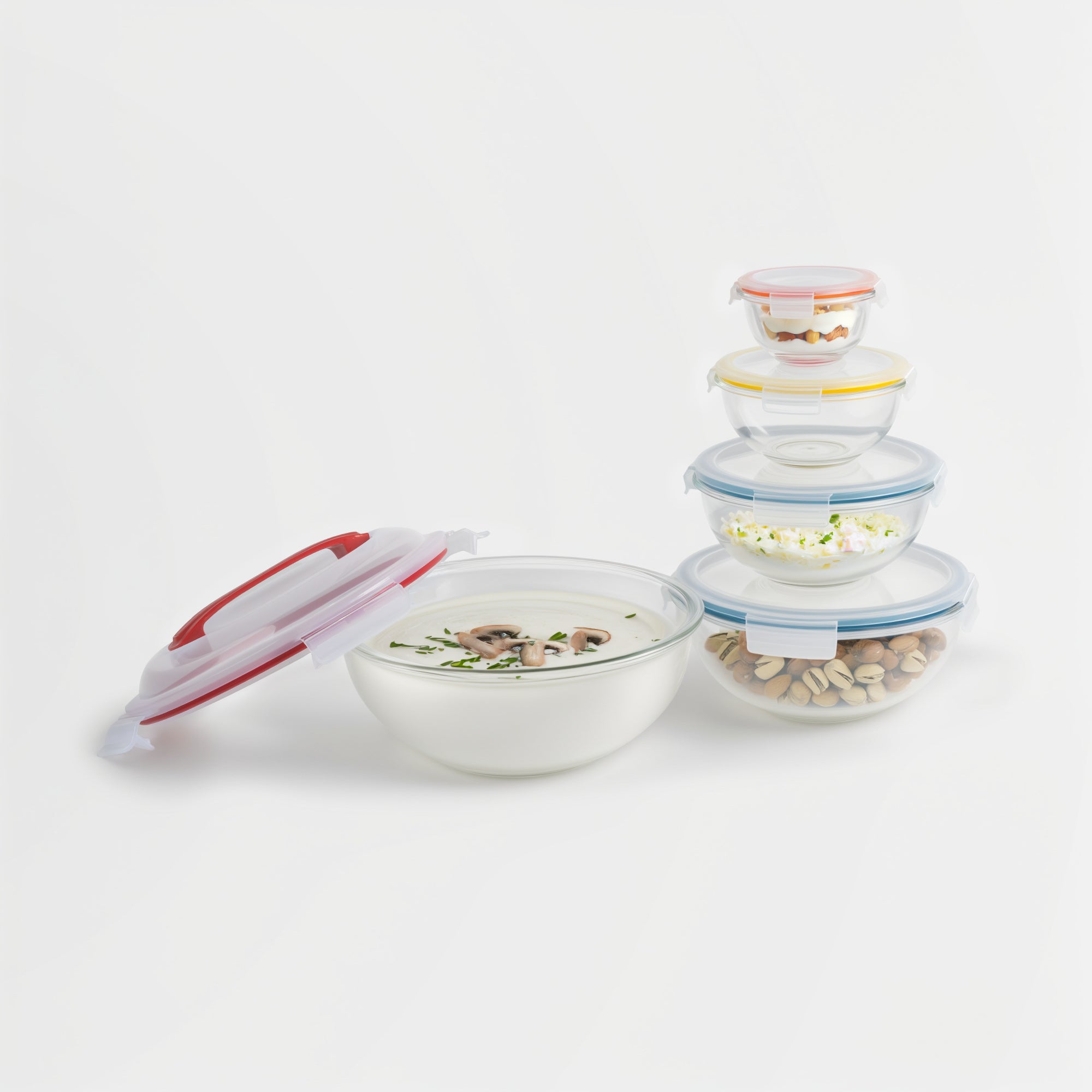 Mix & Store Glass Bowl Set