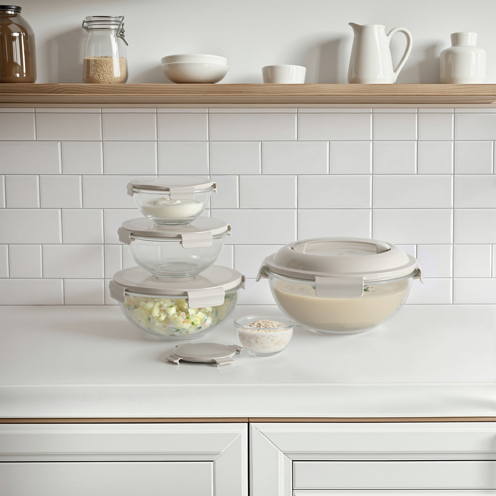 Mix & Store Glass Bowl Set