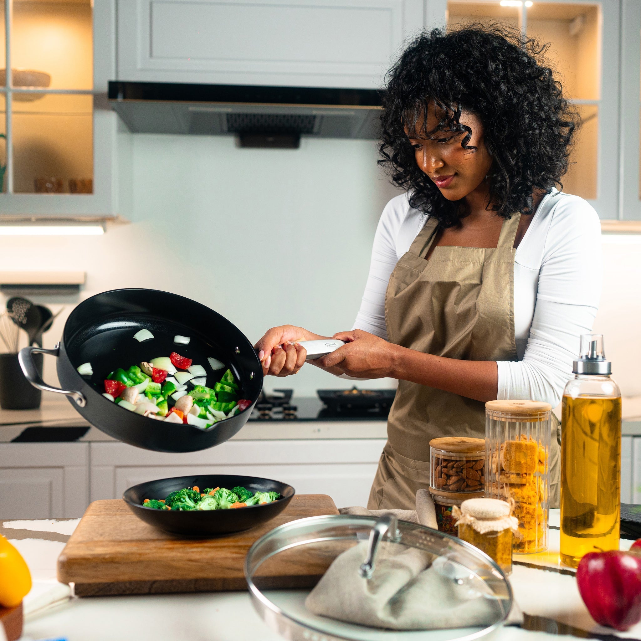 Zyliss Ultimate Pro Ceramic Saute Pan With Lid