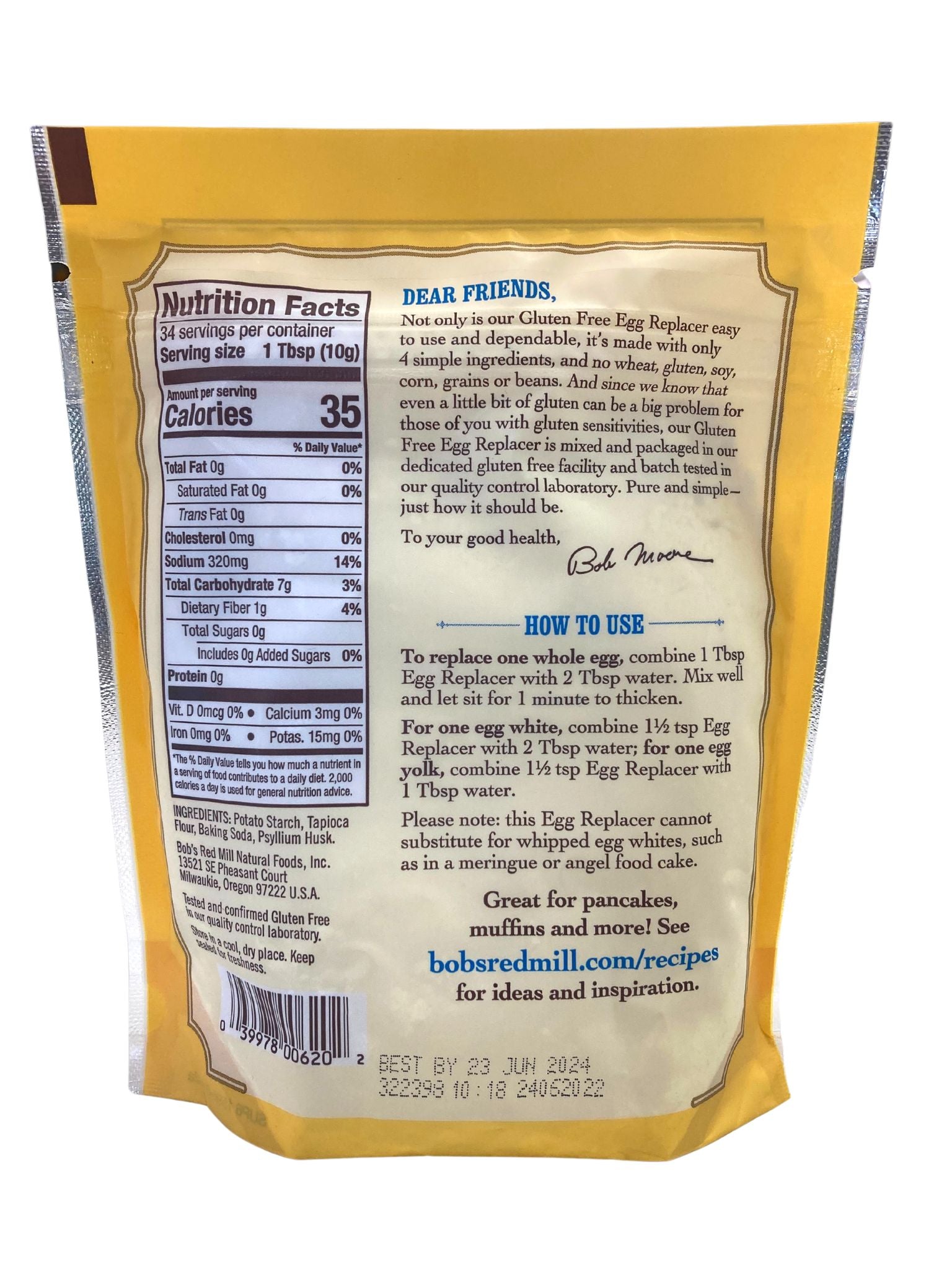 Egg Replacer, Bob's Red Mill