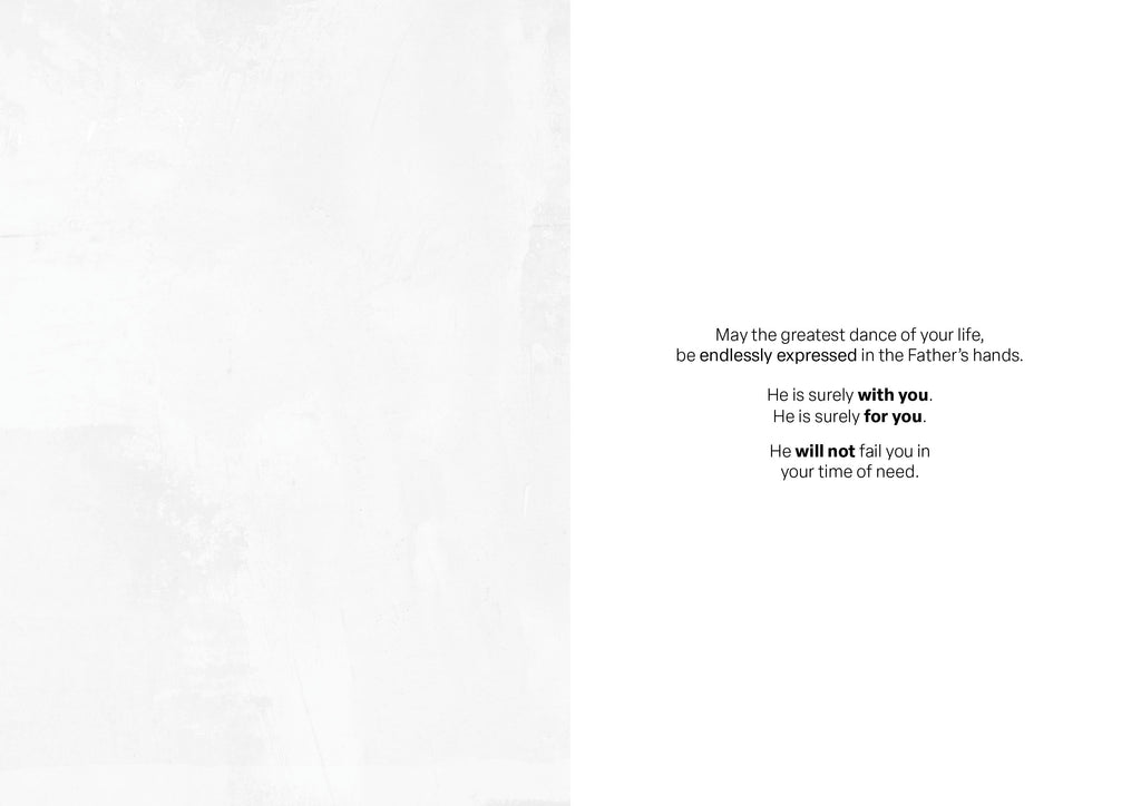 Endless Dance in the Father's Hands - Blonde Version Greeting Card