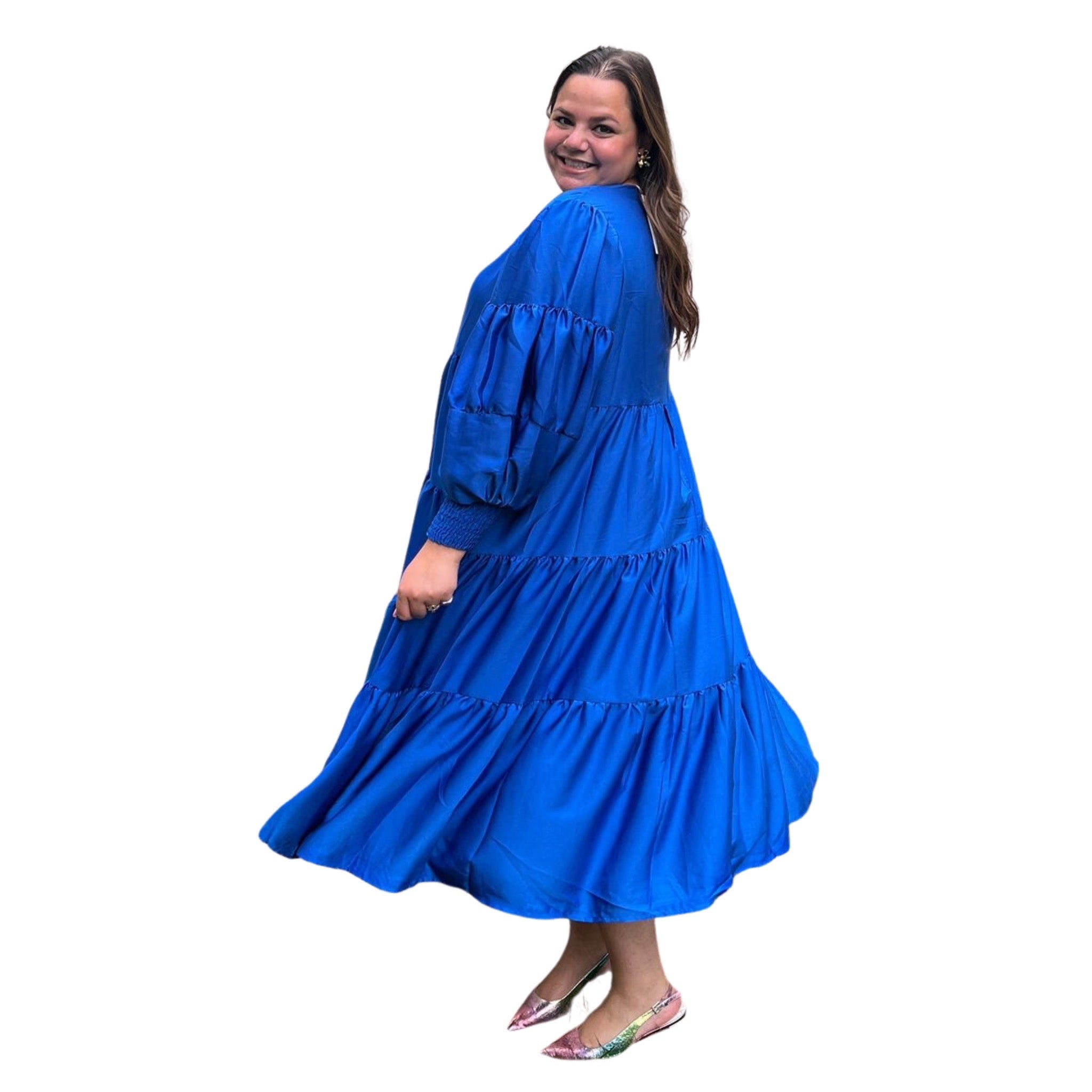Swuun Sapphire Blue Ethereal Dress