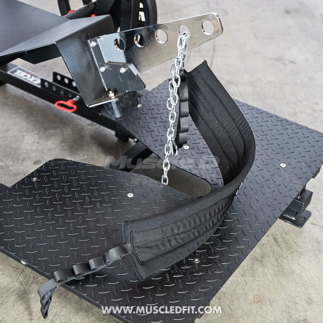 Excel Belt Squat - Muscle D Fitness - Plate Loaded Belt Squat w/ Plate Storage
