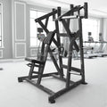 Excel Iso-Lateral Low Row - Muscle D Fitness - Plate Load Seated Row - Gas Shock Assisted Seat Adjustment - Weight Storage Pins
