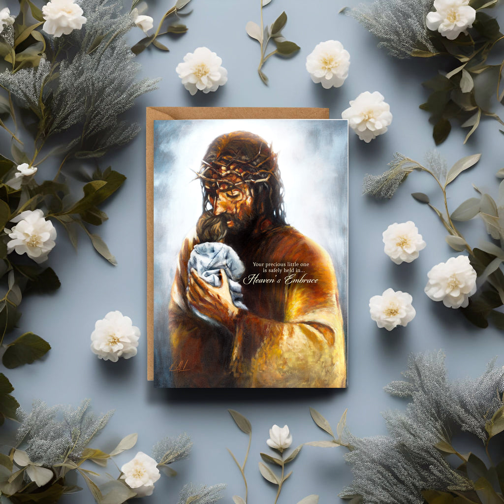 'Heaven's Embrace' Greeting Card