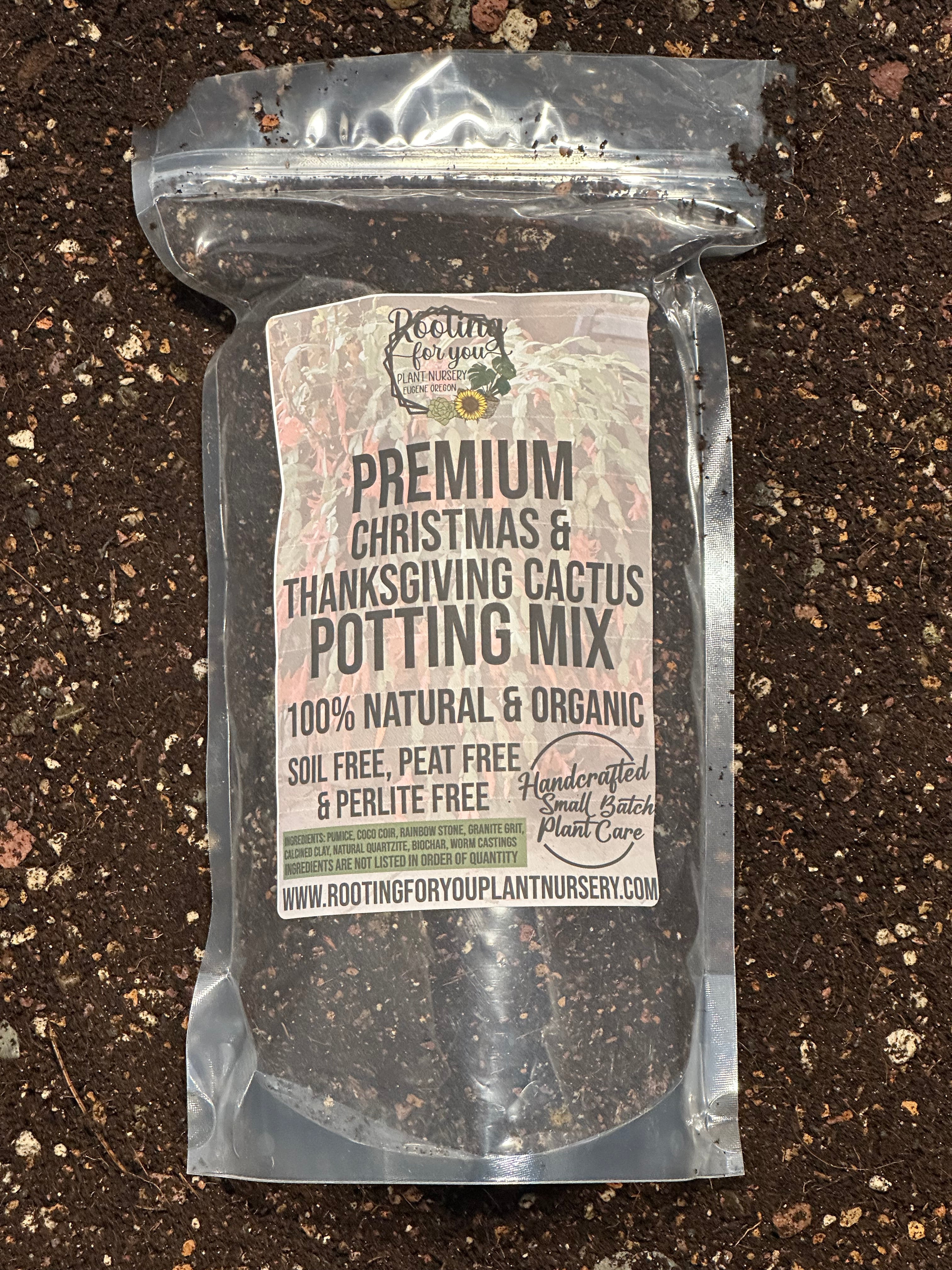 Christmas & Thanksgiving Cactus Premium Potting Mix