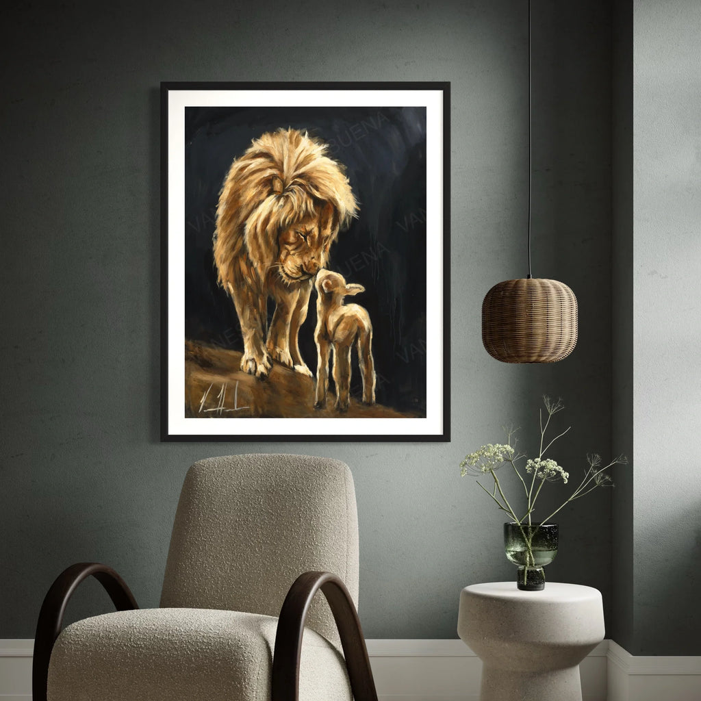 The Heart of God (Black Background)