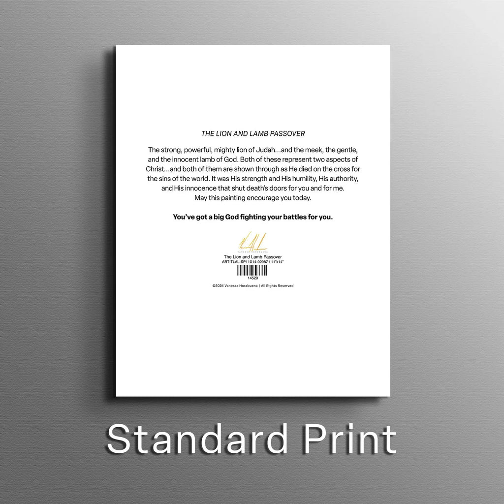 The Lion and Lamb Passover