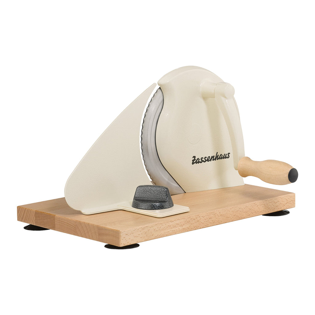 Zassenhaus Original Classic Adjustable Bread Slicer for Uniform Slices - 18/8 Stainless Steel Blade