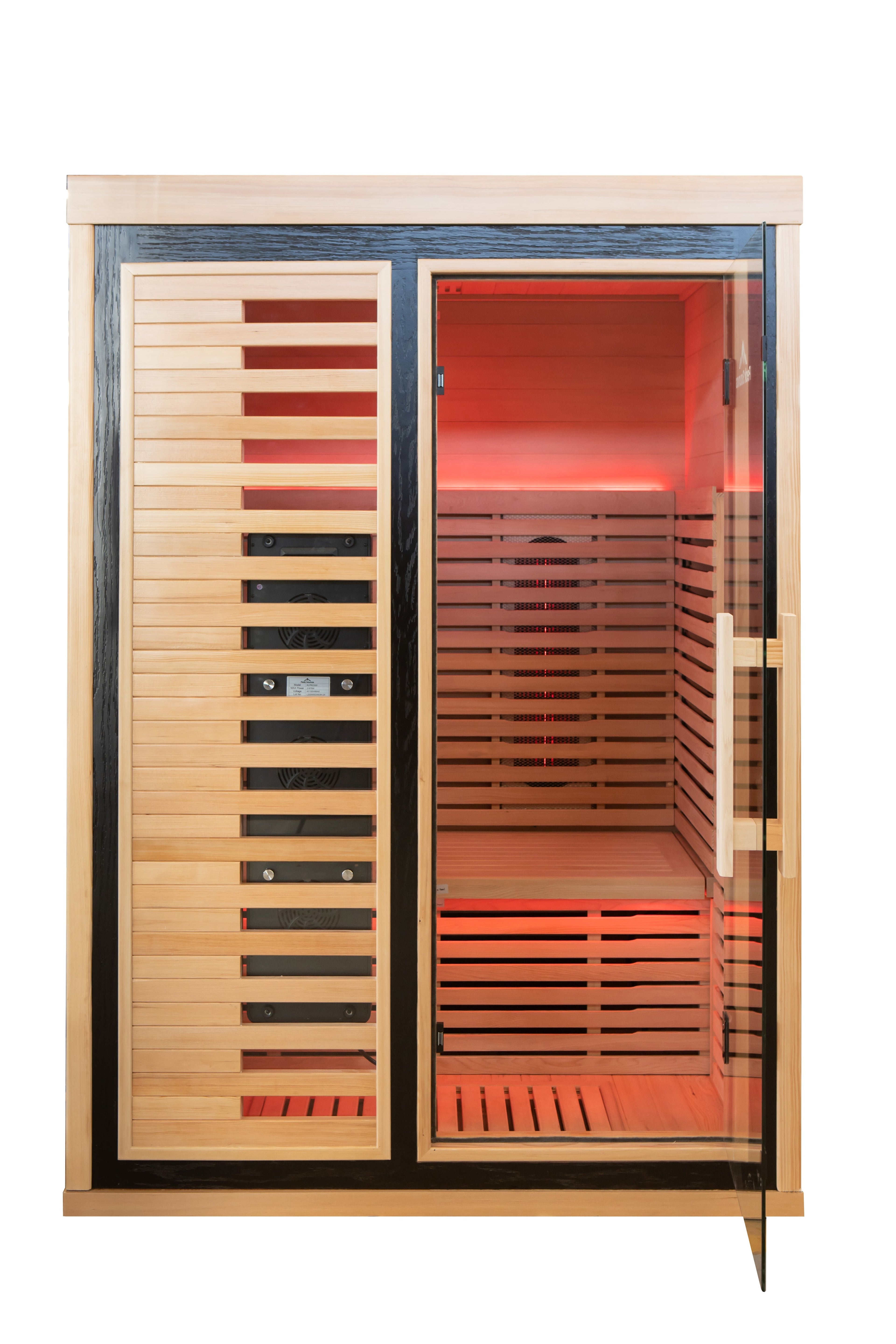 Peak Saunas Everest 2-Person Full Spectrum Infrared Sauna with XL Medical-Grade Red Light Therapy & Smart WiFi App Control