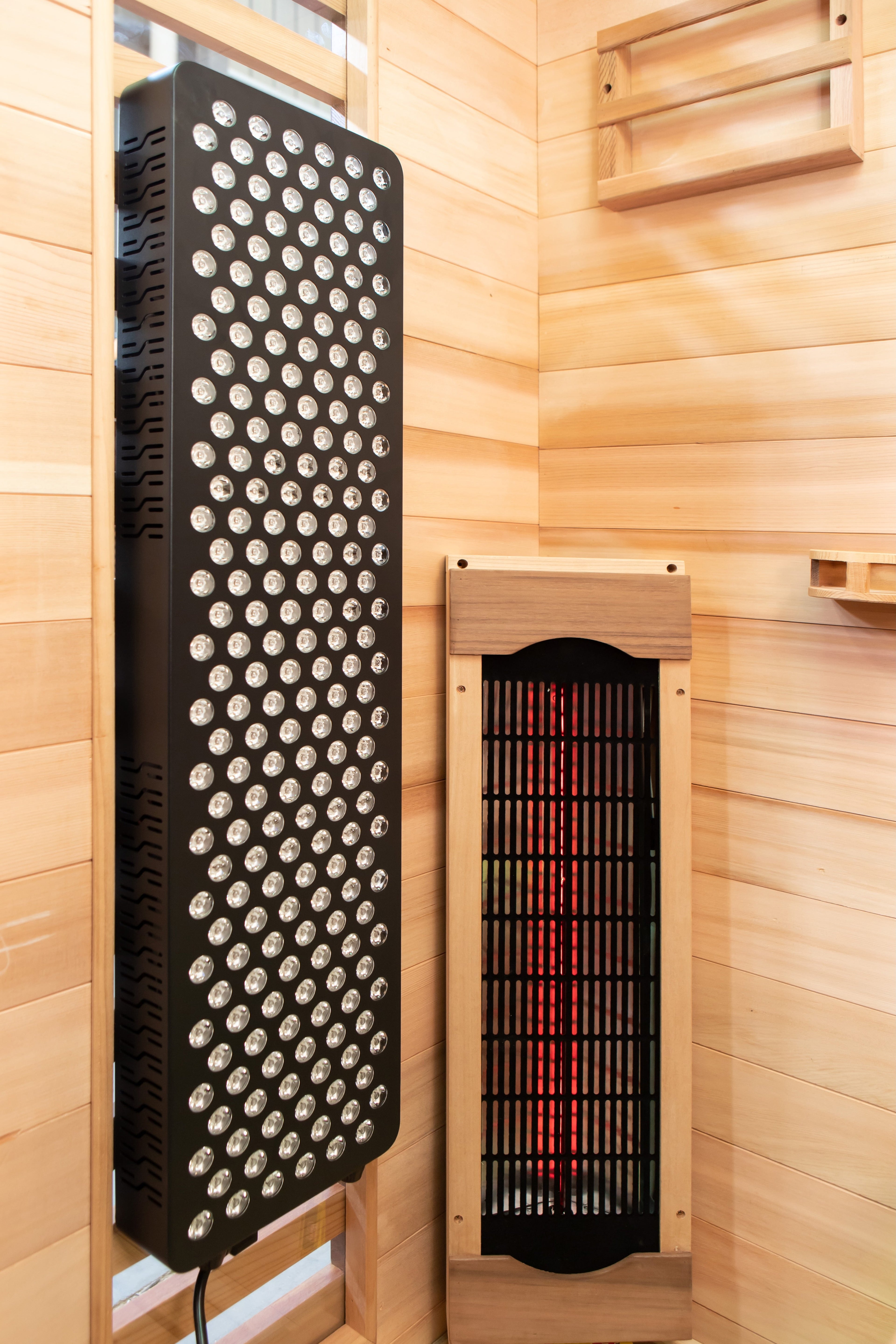 Peak Saunas Fuji 2-Person Full Spectrum Infrared Sauna with XL Medical-Grade Red Light Therapy & Smart WiFi App Control