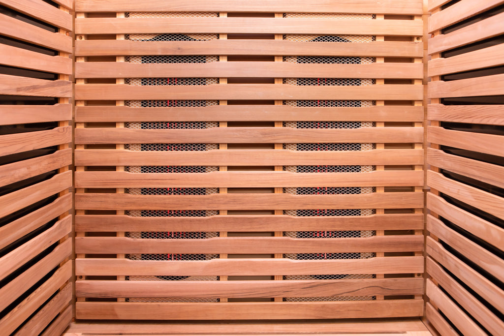 Peak Saunas Rainier 1-Person Full Spectrum Infrared Sauna with XL Medical-Grade Red Light Therapy & Smart WiFi App Control