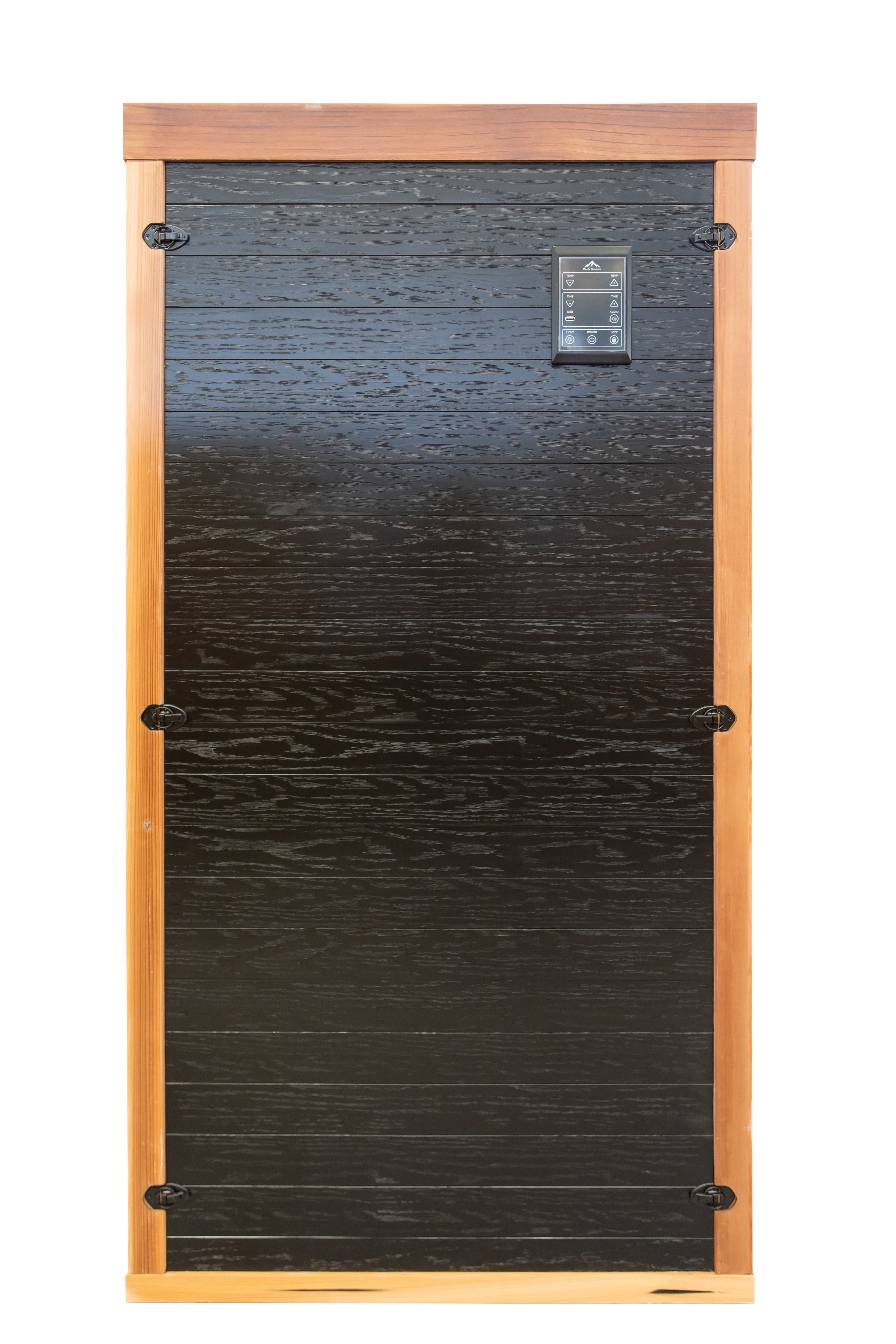 Peak Saunas Rainier 1-Person Full Spectrum Infrared Sauna with XL Medical-Grade Red Light Therapy & Smart WiFi App Control